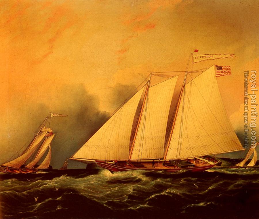 James E Buttersworth : Under Full Sail